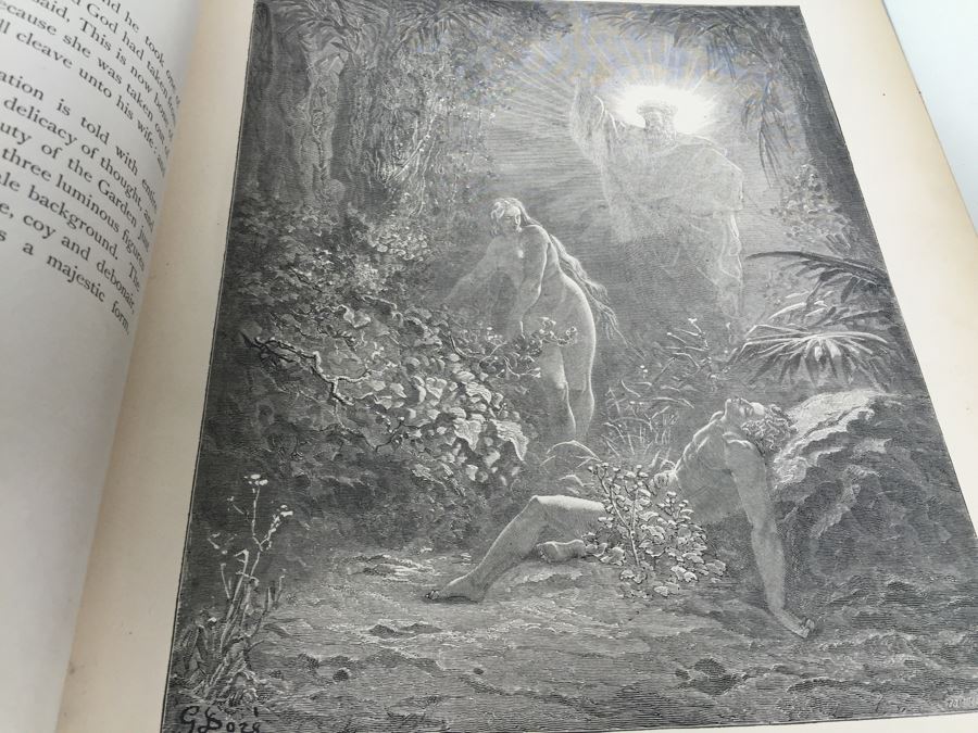The Dore Bible Gallery Illustrated By Gustave Dore Hardcover Leatherbound Fine Art Publishing Co. 1879 [Photo 16]