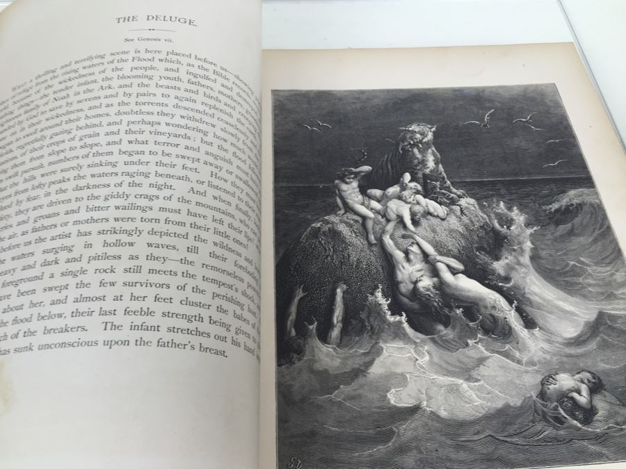 The Dore Bible Gallery Illustrated By Gustave Dore Hardcover Leatherbound Fine Art Publishing Co. 1879 [Photo 22]