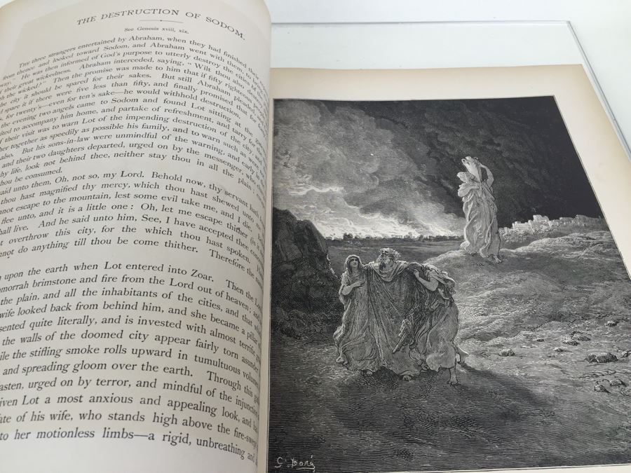 The Dore Bible Gallery Illustrated By Gustave Dore Hardcover Leatherbound Fine Art Publishing Co. 1879 [Photo 26]