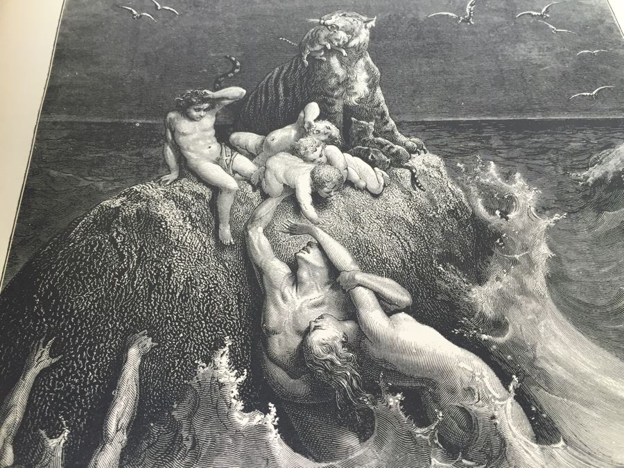 The Dore Bible Gallery Illustrated By Gustave Dore Hardcover Leatherbound Fine Art Publishing Co. 1879 [Photo 3]
