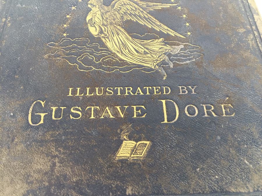 The Dore Bible Gallery Illustrated By Gustave Dore Hardcover Leatherbound Fine Art Publishing Co. 1879 [Photo 6]