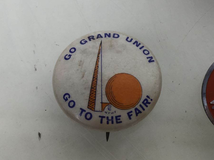 1939 New York World's Fair Pins, West Point Button, Various Patches [Photo 4]