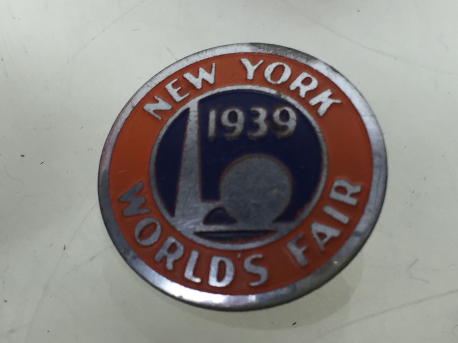 1939 New York World's Fair Pins, West Point Button, Various Patches [Photo 2]