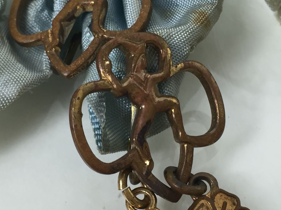 Large Collection Of Boy Scouts And Girl Scouts Collectibles Including Pocket Knife, Various Buttons, Medals, Scarf, Etc. Circa 1950's / 1960's [Photo 32]