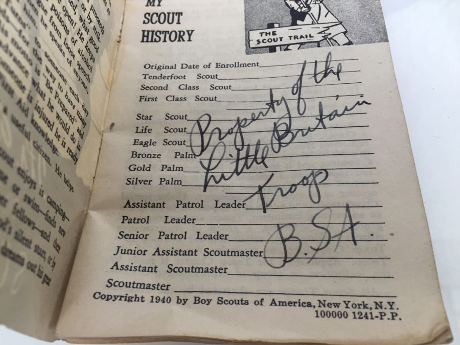 Large Collection Of Boy Scouts And Girl Scouts Collectibles Including Pocket Knife, Various Buttons, Medals, Scarf, Etc. Circa 1950's / 1960's [Photo 8]