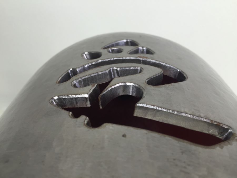 Large Signed Asian Bell Temple Buzzer With Stand And Mallot [Photo 16]