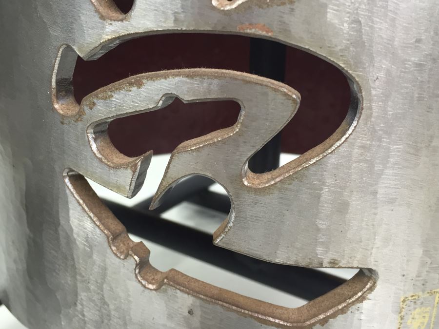 Large Signed Asian Bell Temple Buzzer With Stand And Mallot [Photo 7]