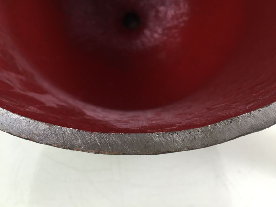 Large Signed Asian Bell Temple Buzzer With Stand And Mallot [Photo 15]