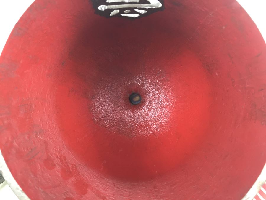 Large Signed Asian Bell Temple Buzzer With Stand And Mallot [Photo 13]