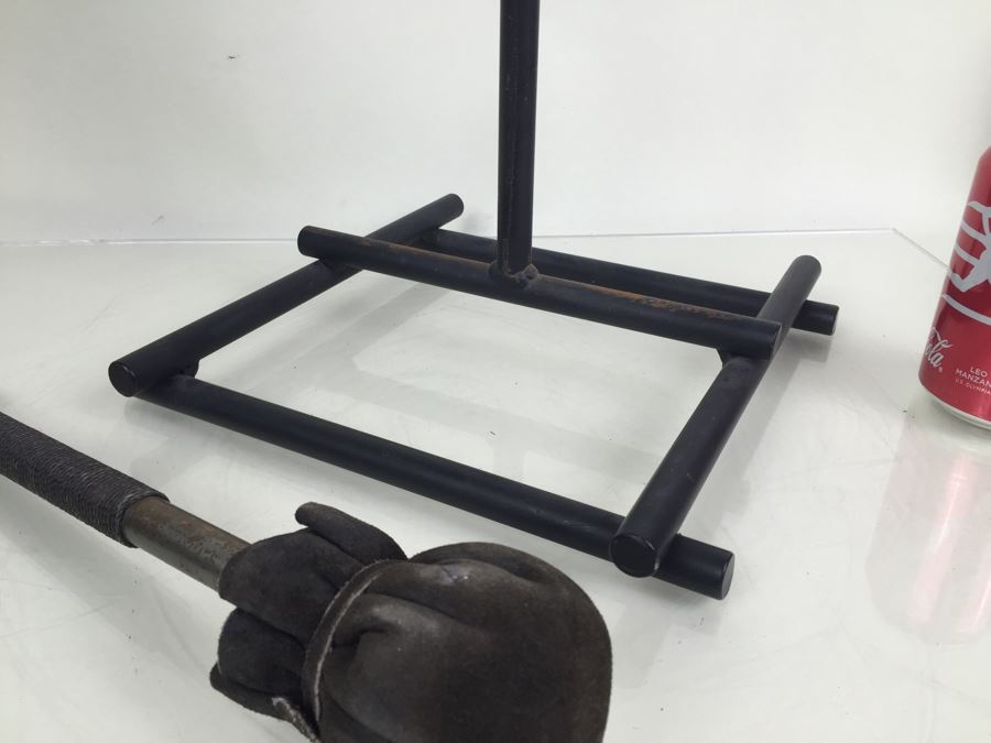 Large Signed Asian Bell Temple Buzzer With Stand And Mallot [Photo 18]