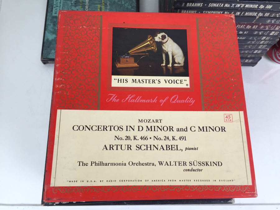 Huge Collection Of Classical Music RCA Victor Red Seal Records Box Sets 45RPM In Excellent Condition [Photo 30]