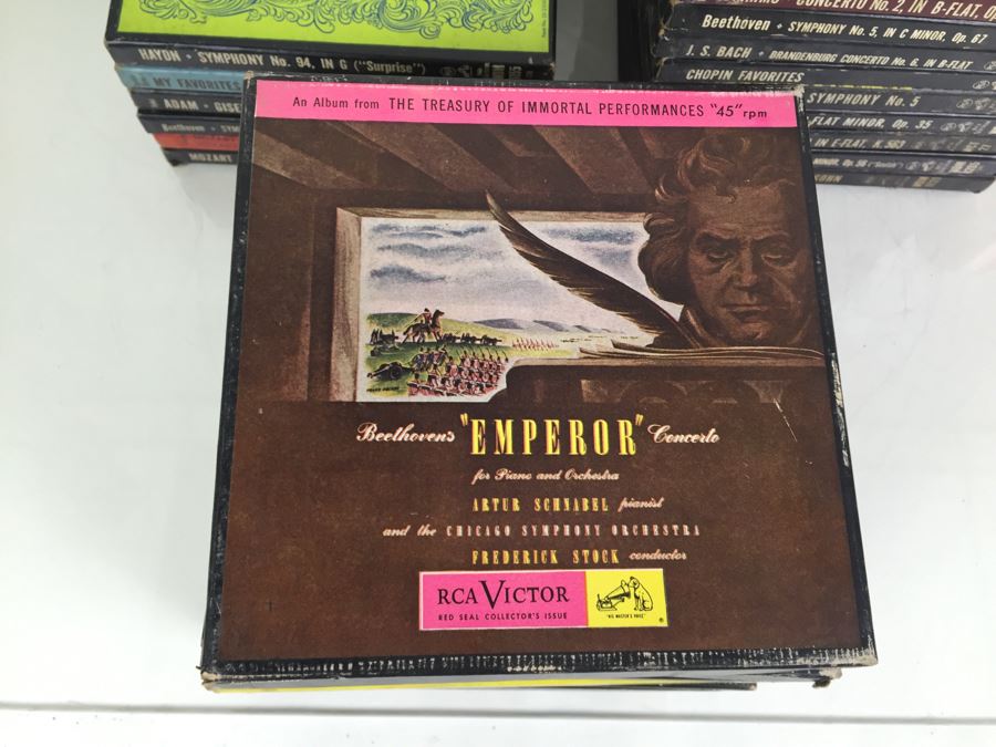 Huge Collection Of Classical Music RCA Victor Red Seal Records Box Sets 45RPM In Excellent Condition [Photo 25]