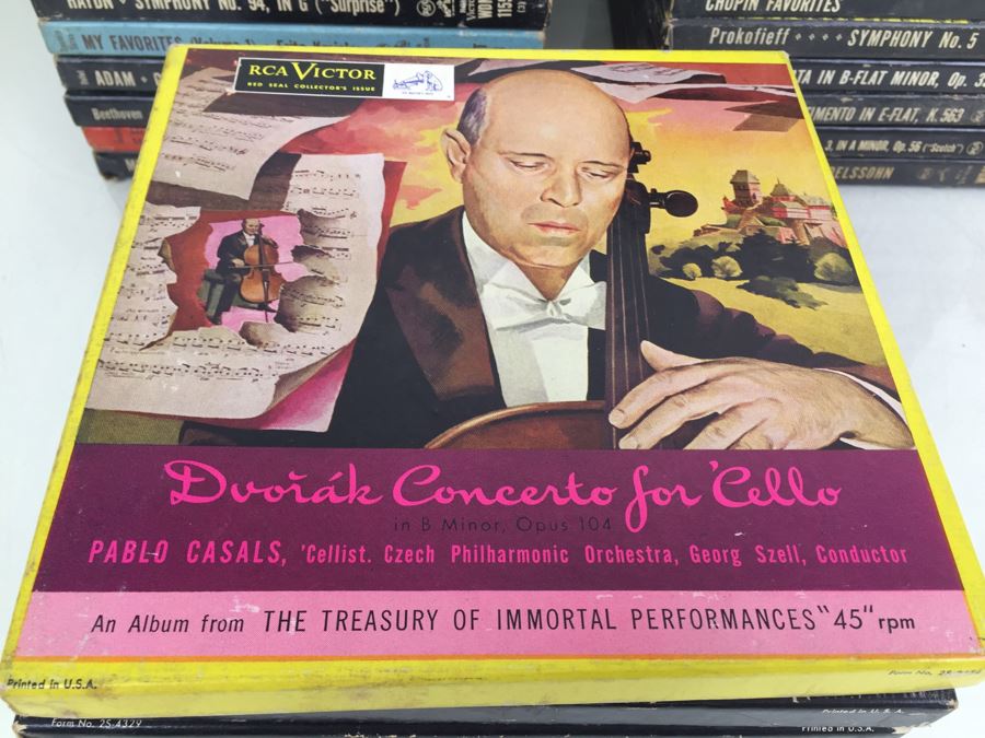 Huge Collection Of Classical Music RCA Victor Red Seal Records Box Sets 45RPM In Excellent Condition [Photo 22]