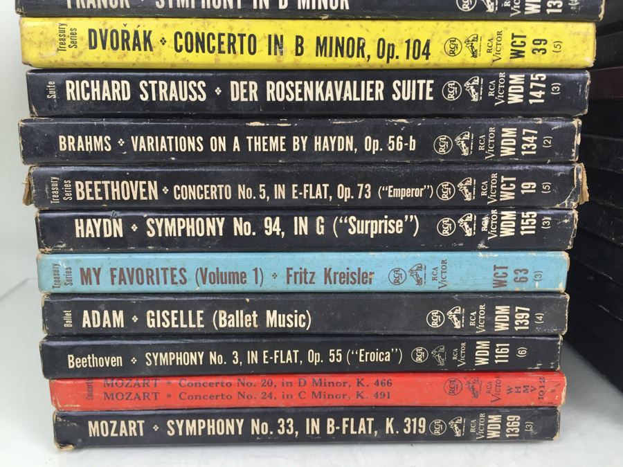 Huge Collection Of Classical Music RCA Victor Red Seal Records Box Sets
