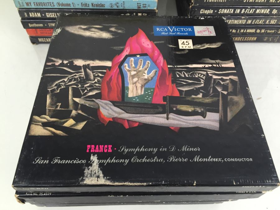 Huge Collection Of Classical Music RCA Victor Red Seal Records Box Sets 45RPM In Excellent Condition [Photo 21]