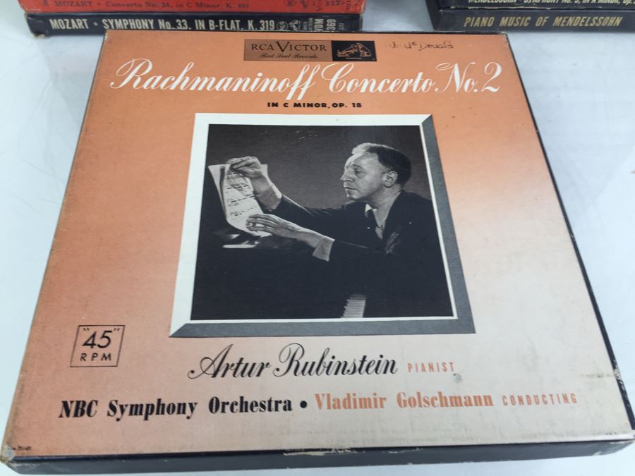 Huge Collection Of Classical Music RCA Victor Red Seal Records Box Sets 45RPM In Excellent Condition [Photo 16]