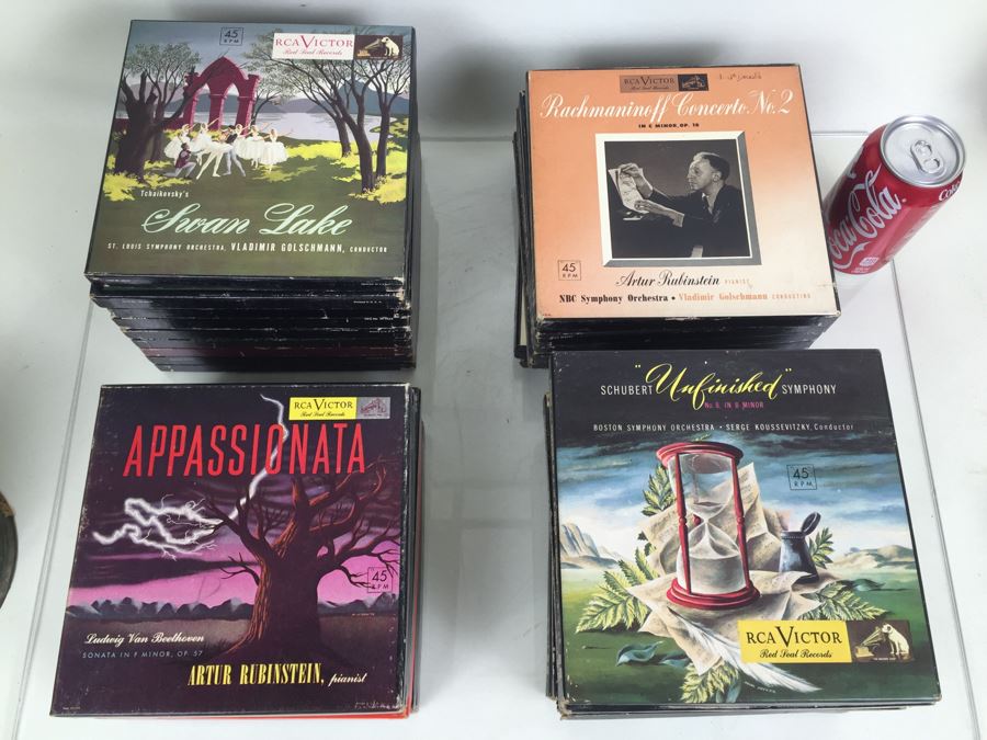 Huge Collection Of Classical Music RCA Victor Red Seal Records Box Sets 45RPM In Excellent Condition [Photo 4]
