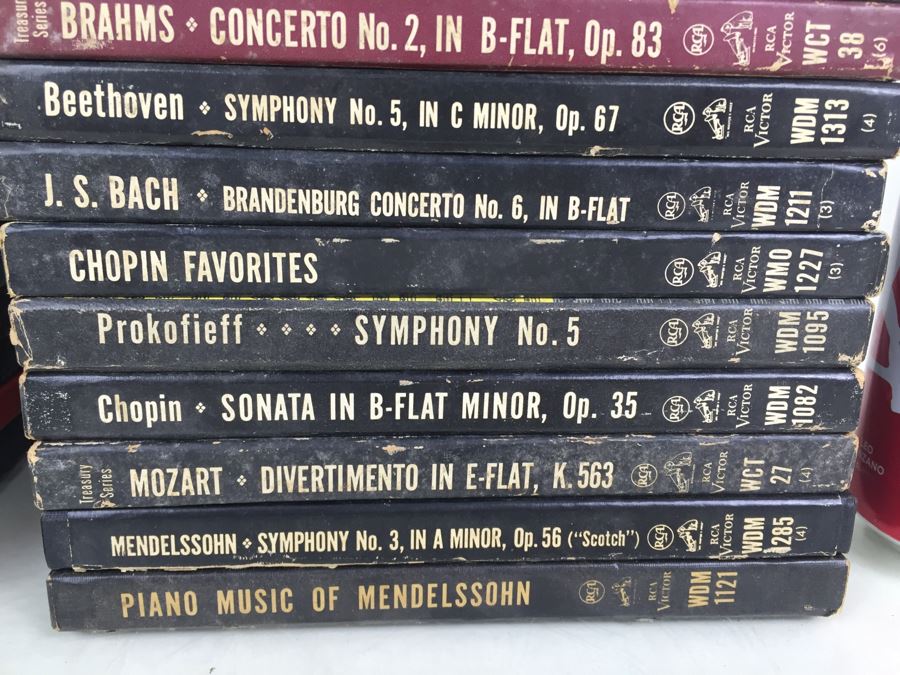 Huge Collection Of Classical Music RCA Victor Red Seal Records Box Sets 45RPM In Excellent Condition [Photo 8]