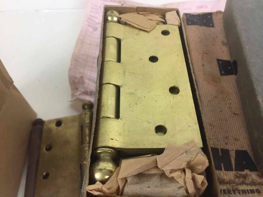 Stanley And Hager Brass Hinges New Old Stock [Photo 3]