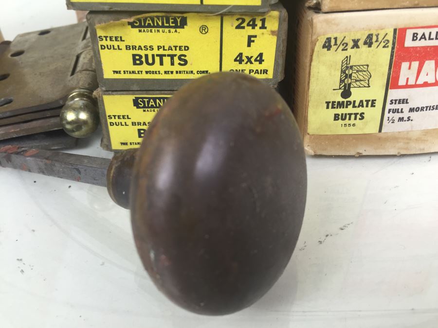 Stanley And Hager Brass Hinges New Old Stock [Photo 7]