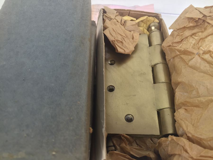 Stanley And Hager Brass Hinges New Old Stock [Photo 13]