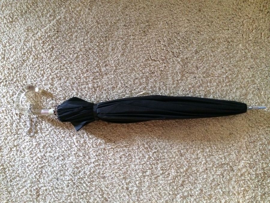 Small Umbrella with Lucite Handle