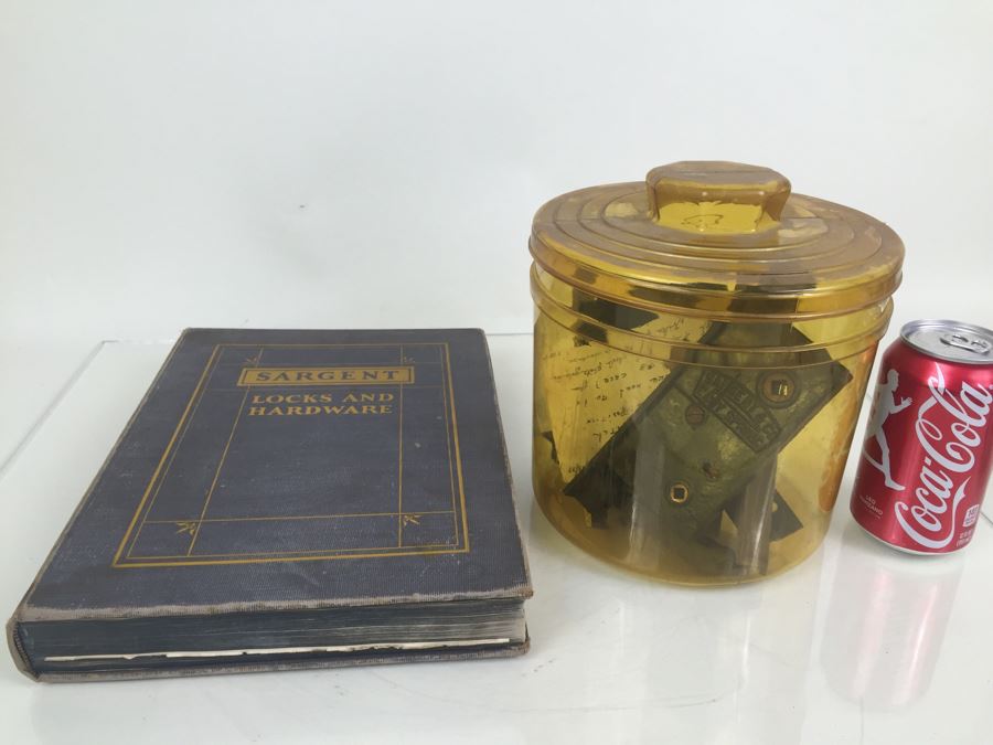 1936 Sargent Locks And Hardware Hardcover Catalog Book With Vintage Mortise Door Locks [Photo 4]