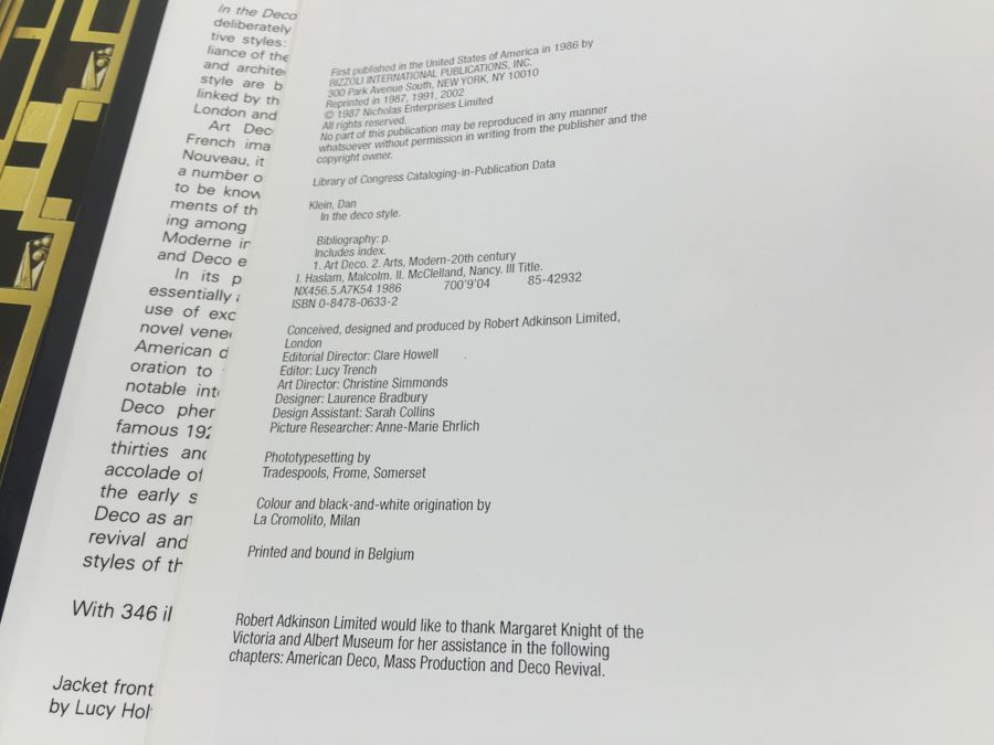 American Art Deco Book And In The Deco Style Book [Photo 12]