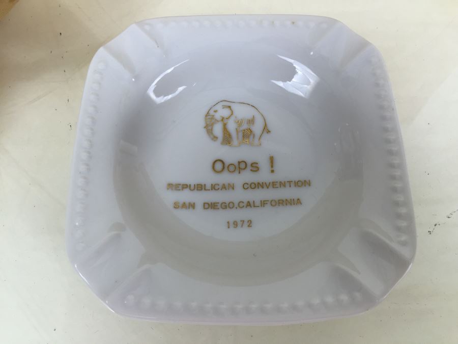 Collection Of Ashtrays From Republican Convention San Diego, CA 1972 New Old Stock [Photo 2]