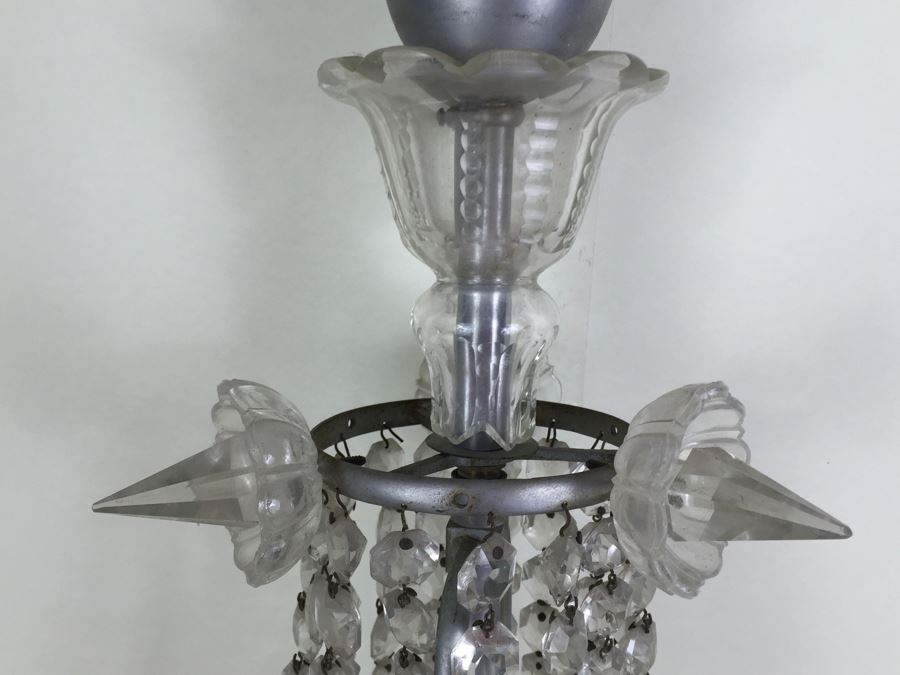 Stunning Long Crystal Chandelier As Found [Photo 13]