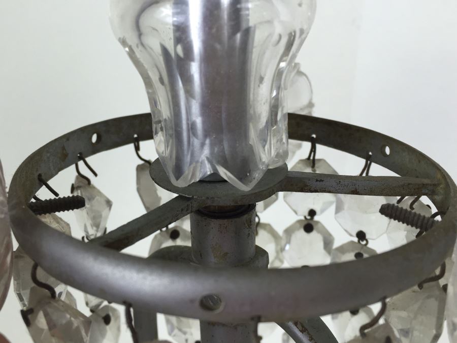 Stunning Long Crystal Chandelier As Found [Photo 24]