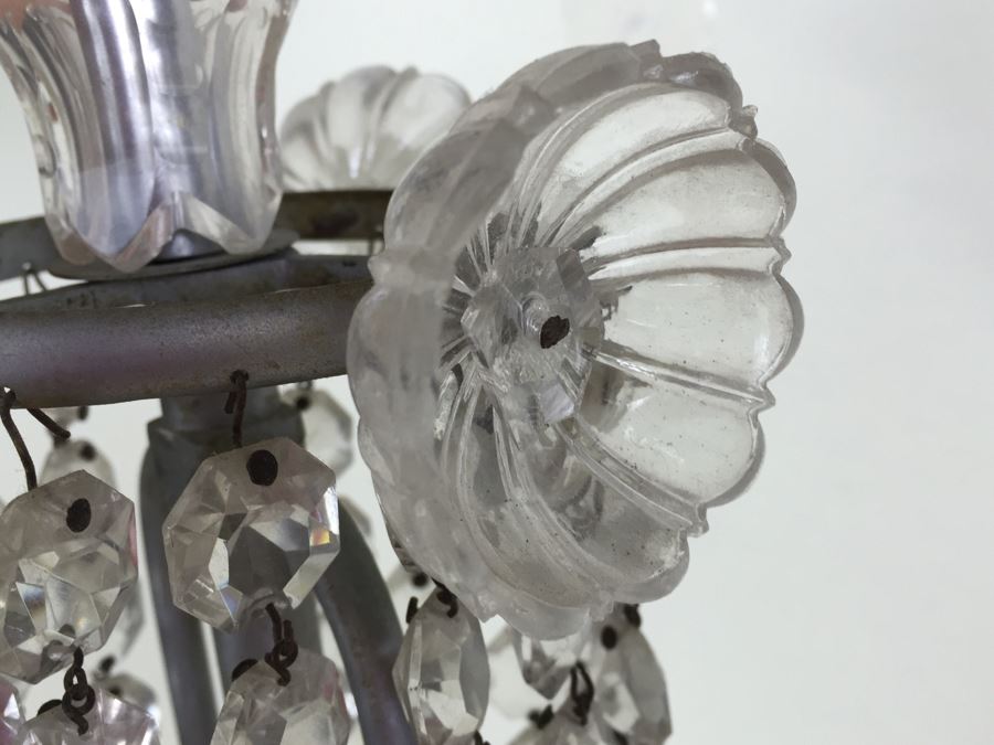 Stunning Long Crystal Chandelier As Found [Photo 20]