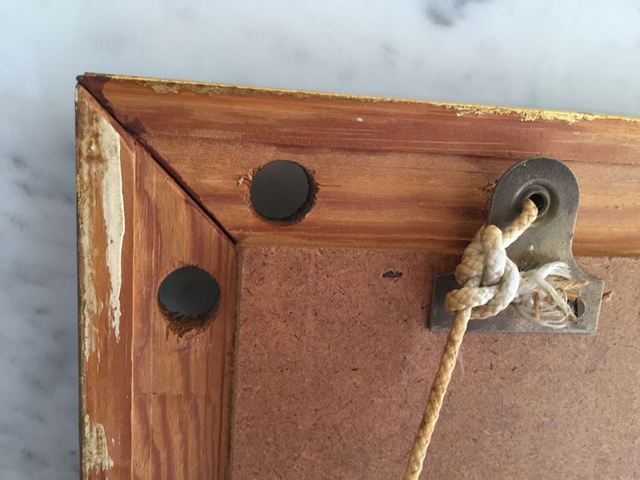 Early English Needlepoint Tapestry In Nice Gilt Frame [Photo 14]