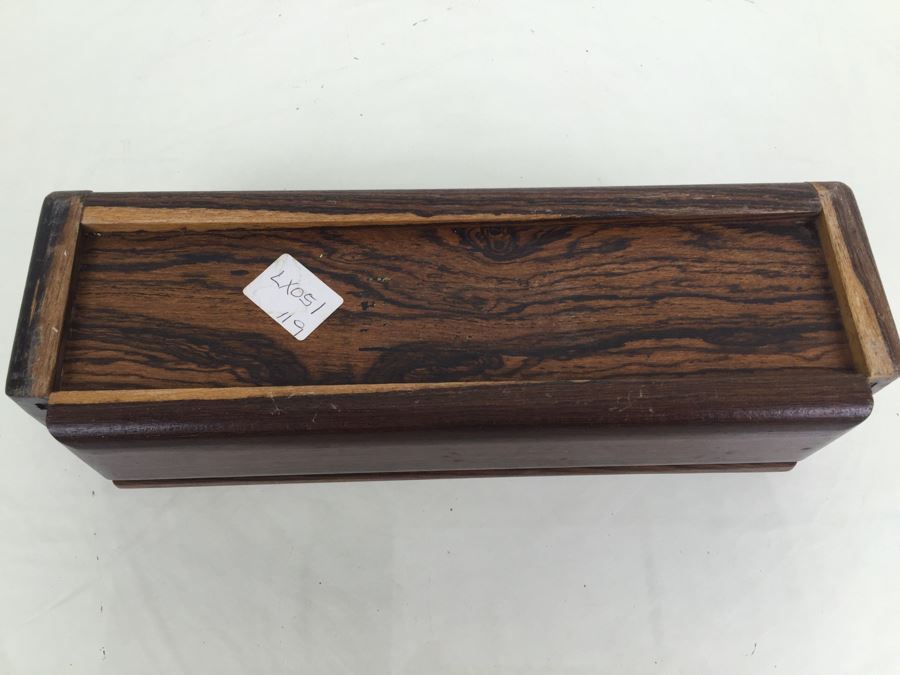 Wooden Inlay Geometric Pattern Box [Photo 12]