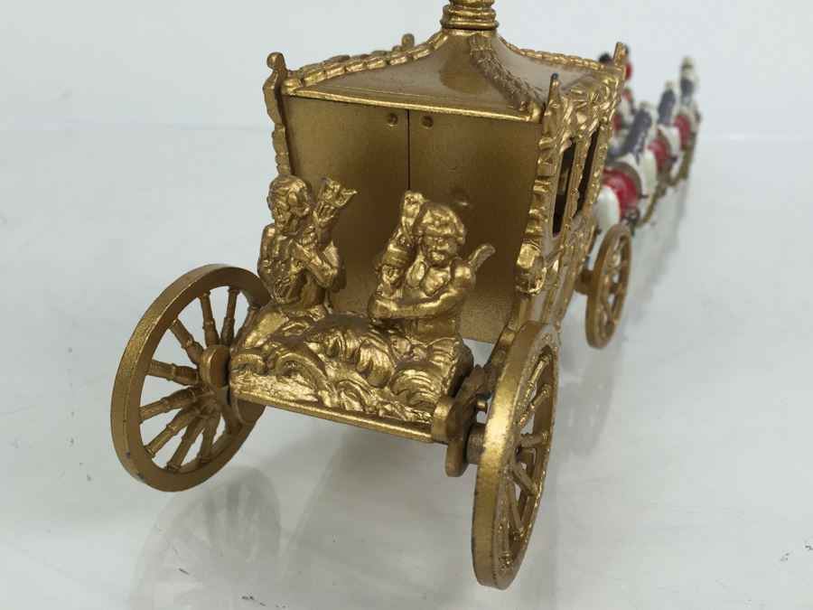 Larger Version Coronation Coach Hand Painted Cast Iron By Lesney Products & Co Made In England Matchbox With Original Box [Photo 22]