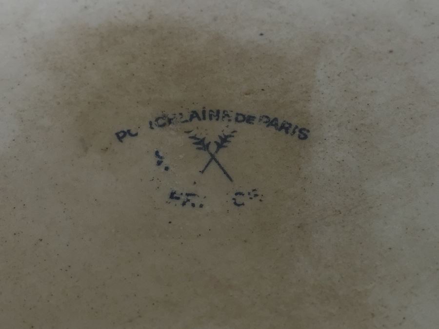 Pair Of Porcelaine De Paris France Bottles [Photo 10]