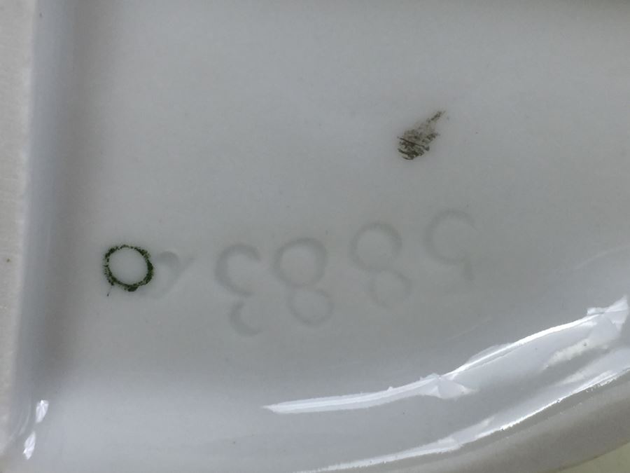 Vintage German Porcelain Dresden Lace Victorian Lady Piano Figurine Figure 5883 [Photo 21]