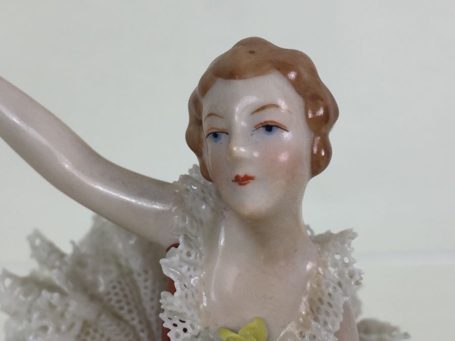 Vintage Gerold & Co. Tettau Bavaria Ballerina Porcelain Figurine 4502 [Photo 5]