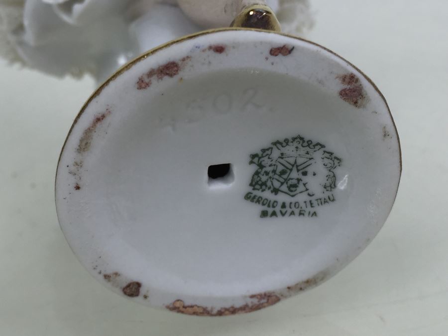 Vintage Gerold & Co. Tettau Bavaria Ballerina Porcelain Figurine 4502 [Photo 16]