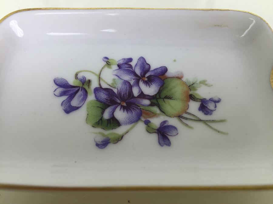 Eschenbach Bavaria-Germany Porcelain 3 Ashtray Set  [Photo 7]