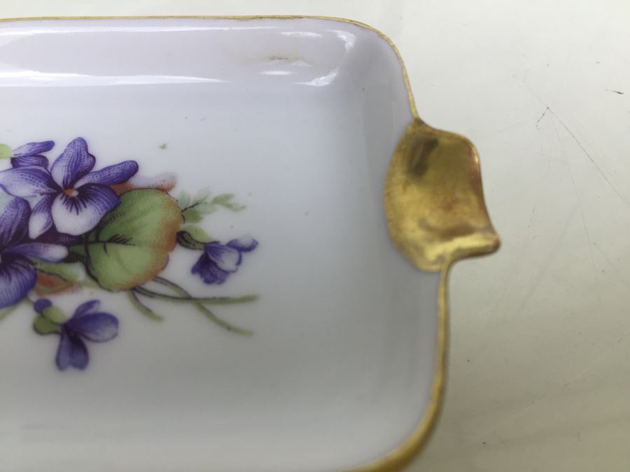 Eschenbach Bavaria-Germany Porcelain 3 Ashtray Set  [Photo 8]