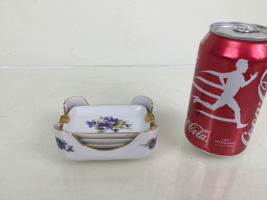 Eschenbach Bavaria-Germany Porcelain 3 Ashtray Set  [Photo 4]