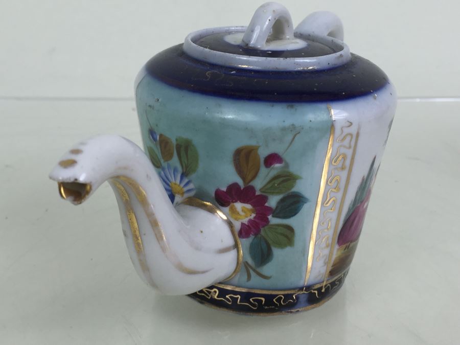 Vintage Hand Painted Porcelain Teapot [Photo 6]
