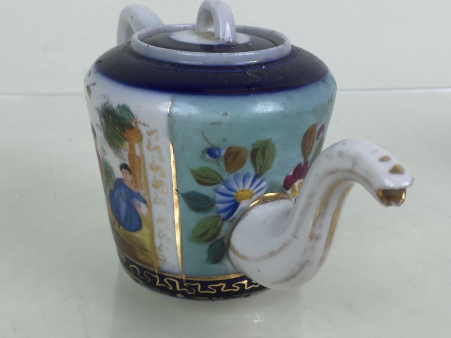 Vintage Hand Painted Porcelain Teapot [Photo 7]