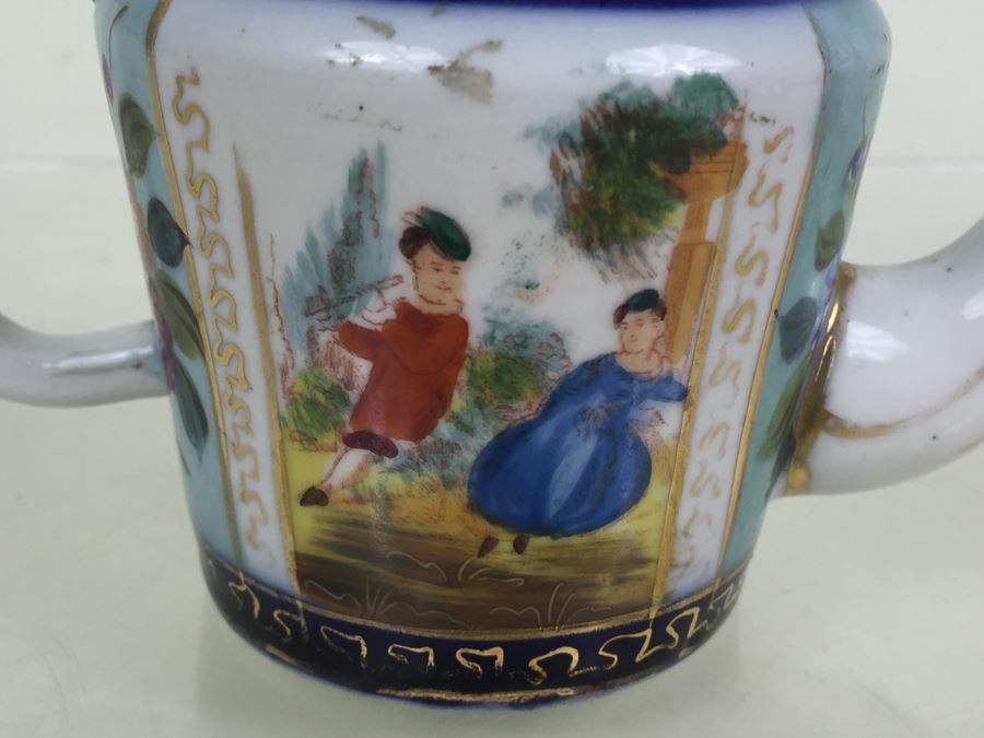 Vintage Hand Painted Porcelain Teapot [Photo 9]