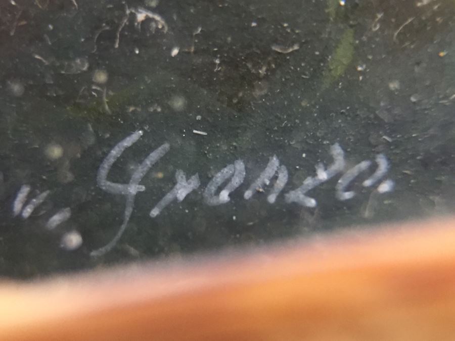 Antique 1871 Miniature Hand Painted Portrait Of Elisabeth Philippine Marie Hélène de France Signed Granza? [Photo 19]