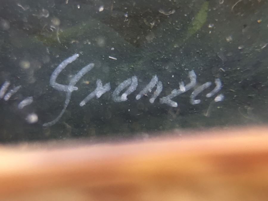 Antique 1871 Miniature Hand Painted Portrait Of Elisabeth Philippine Marie Hélène de France Signed Granza? [Photo 20]