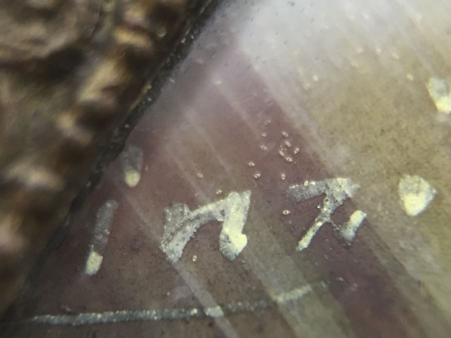 Antique Miniature Hand Painted Portrait Of Mona Lisa Signed By Artist [Photo 28]