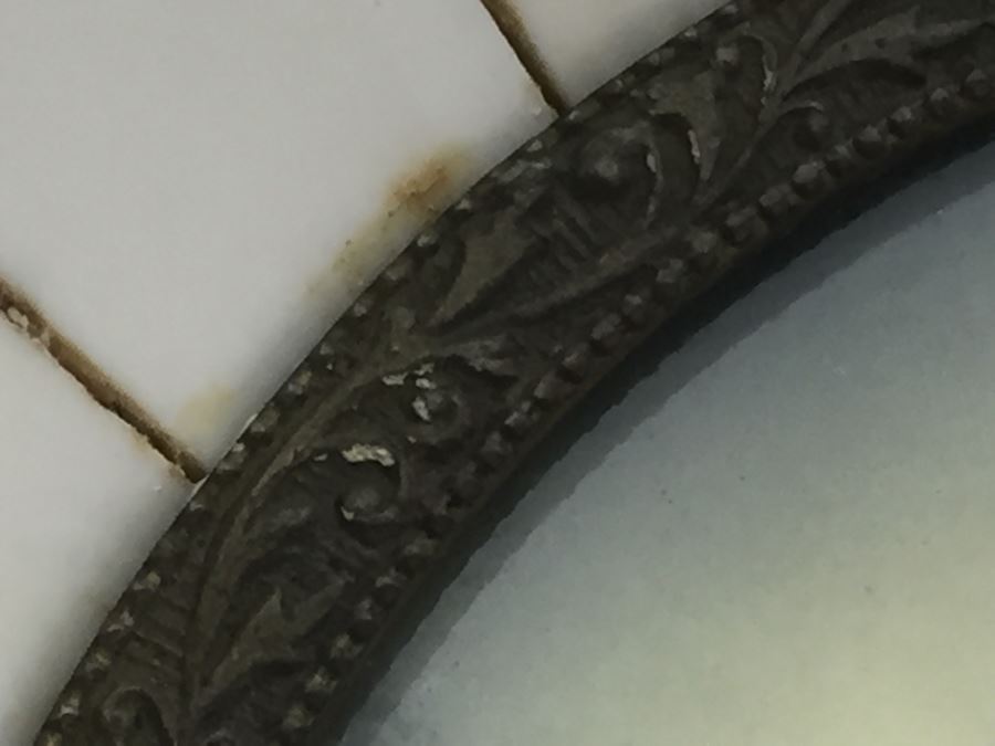 Antique Miniature Hand Painted Portrait Of Mona Lisa Signed By Artist [Photo 15]