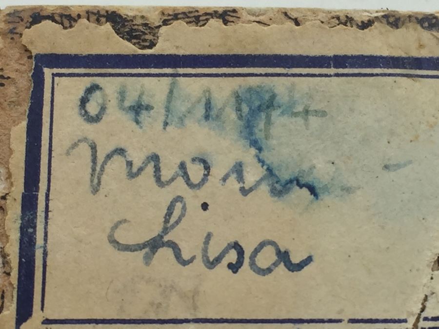 Antique Miniature Hand Painted Portrait Of Mona Lisa Signed By Artist [Photo 38]